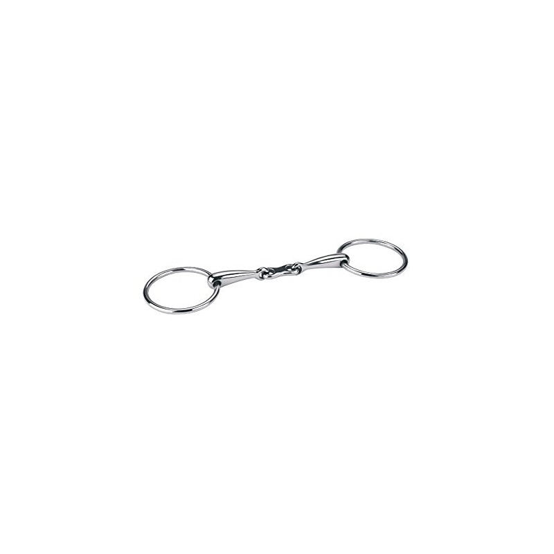 Kerbl Snaffle Loose Ring Bit - French Link 13,5 cm