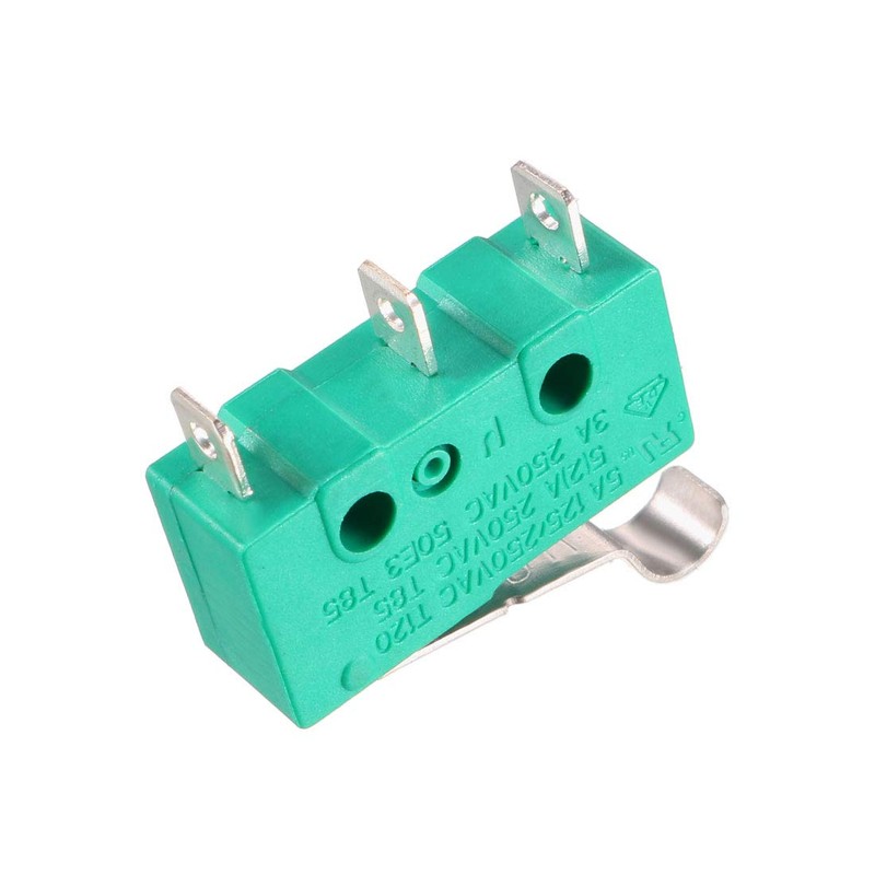 sourcing map 5Pcs KW4-3Z-3 5A/250VAC Simulated R-Lever Type Micro Switches