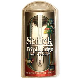 Schick Chic Triple Edge Holder with 2 Replacement Blades