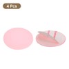 uxcell 4Pcs Door Stopper Wall Protector, 50mm/2" Pink Self Adhesive
