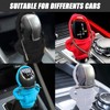 3pcs Cubierta Palanca de Cambios Coche，Funda para Palanca de Cambios，en