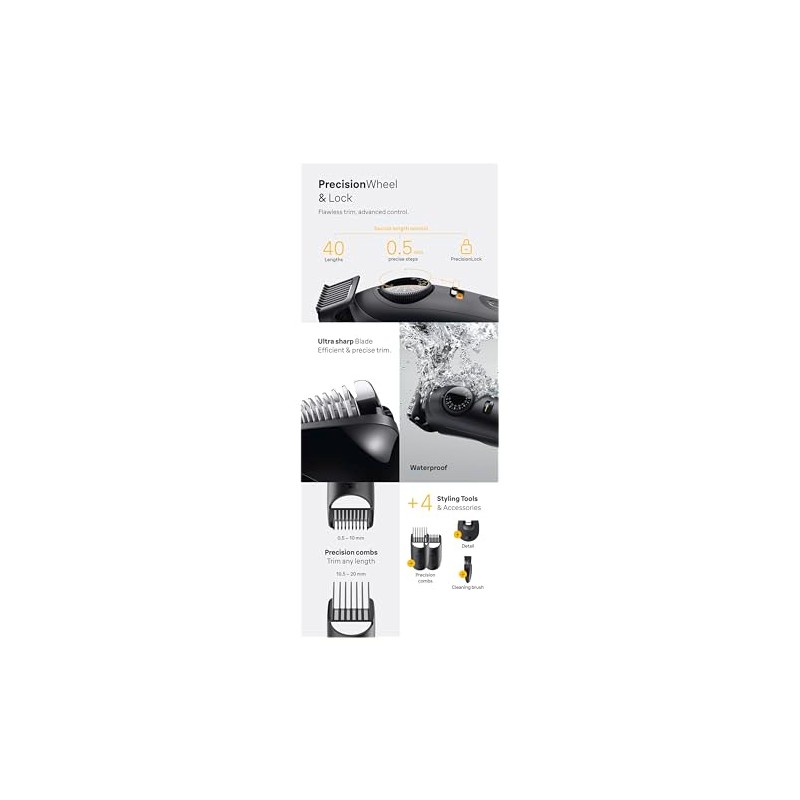 Braun BT5520 Series 5 Beard Trimmer + 4 Accessories 40