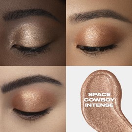 URBAN DECAY Urban Decay 24/7 Glaze-On Liquid Eyeshadow (Space Cowboy Intense - Light Champagne Gold Shimmer), Crease-resistant, Glitter Eye Makeup with Built-in Brush, Smooth Application, Travel Makeup- 0.1 fl oz