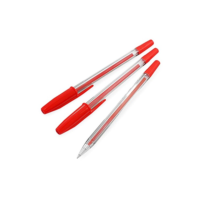uni-ball SA-S Ballpoint Pen 0.7mm Tip Red Ink Pack of