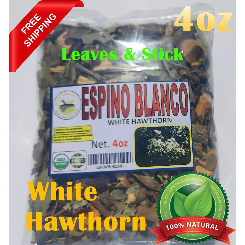 Mexican Herbs 4oz Hawthorn White Hawthorn (Crataegus monogyna) Common Hawthorn