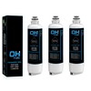 OHFULLS KWF 2000 Refrigerator Water Filter, Compatible with Miele KWF