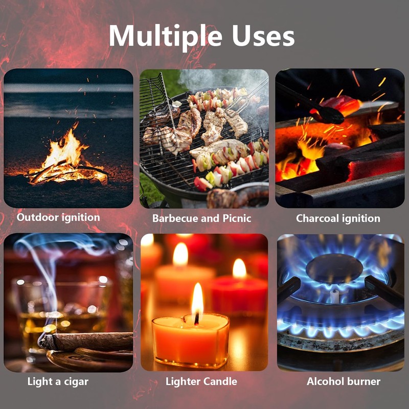 Adjustable Soft Flame Lighters, Cool Metal Gas Lighter, Open Flame