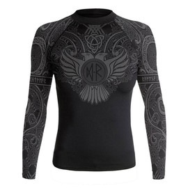 Raven Fightwear Women's Nordic IBJJF Approved Rash Guard Black Small
