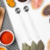 2 Pcs Stainless Steel Measuring Spoons, Teaspoon Measuring Spoons, 1