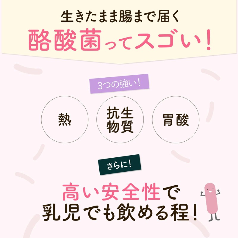 ちょうの主任 サプリメント 60日分 60粒 1粒 酪酸菌 約1千万個配合 ビフィズス菌 乳酸菌 22種