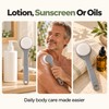 Long Handle Back Lotion Applicator – 11.2 Inch Sponge Lotion