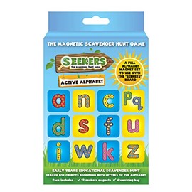 Seekers Magnetic Scavenger Hunt Games (Active Alphabet)
