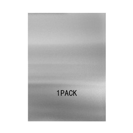 430 Stainless Steel Metal Plates, 6" x 12" x 1/64" (0.02") Inch, Suitable for Magnetic Installation Plate Walls, Suitable for Metal Plates in processes, Kitchens, and Offices (1)