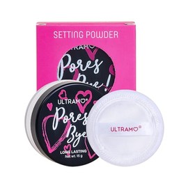 ULTRAMO Polvo Traslucido Mate | Loose Powder | Acabado Mate por 16h | Polvo Suelto Fijador | Controla el brillo en la piel del rostro | Maquillaje | Makeup | 15g