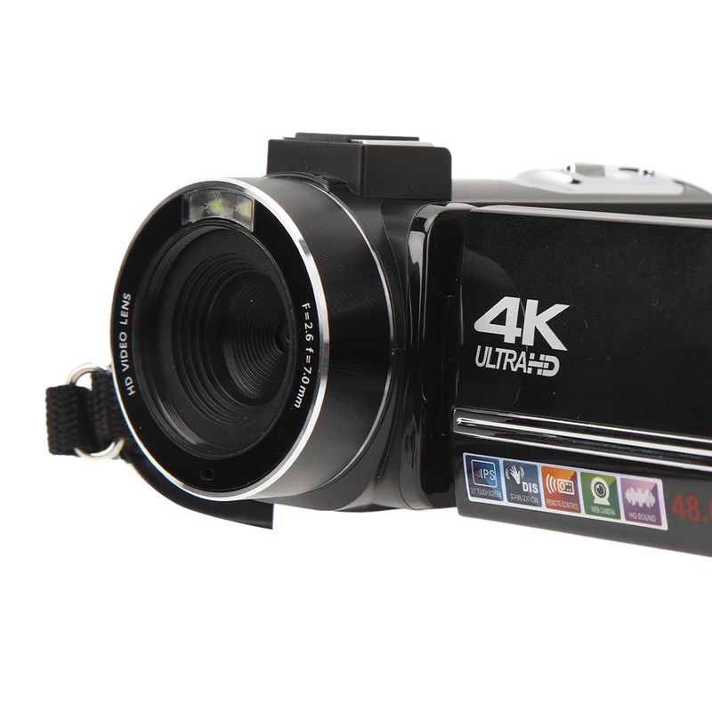 4K Video Camera 48MP 3.0 Inch Touch Screen 18x Digital