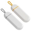 2 Pcs Pill Box, Tablet Organiser, Silicon Sealing Waterproof Pill
