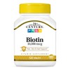 Biotina 21st Century 10,000 Mcg Para Cabello Piel Y Uñas
