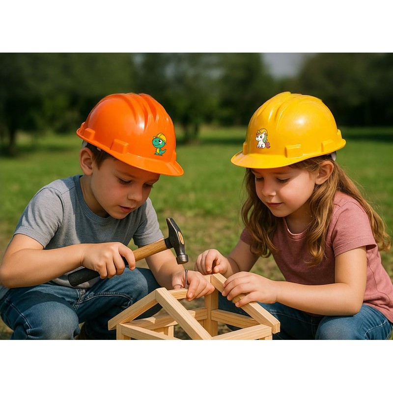 TAMS Children's Helmet Construction Helmet Protective Helmet with Screw Lock