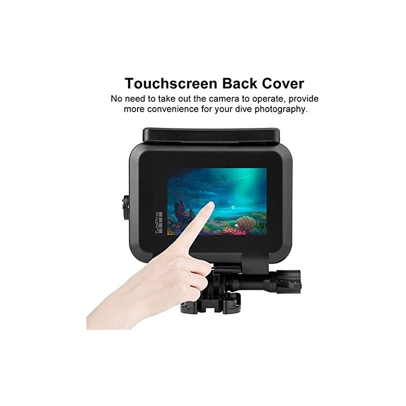 Waterproof Case Compatible with GoPro Hero 13/12/11/10/9 Black, 60M/196FT Underwater