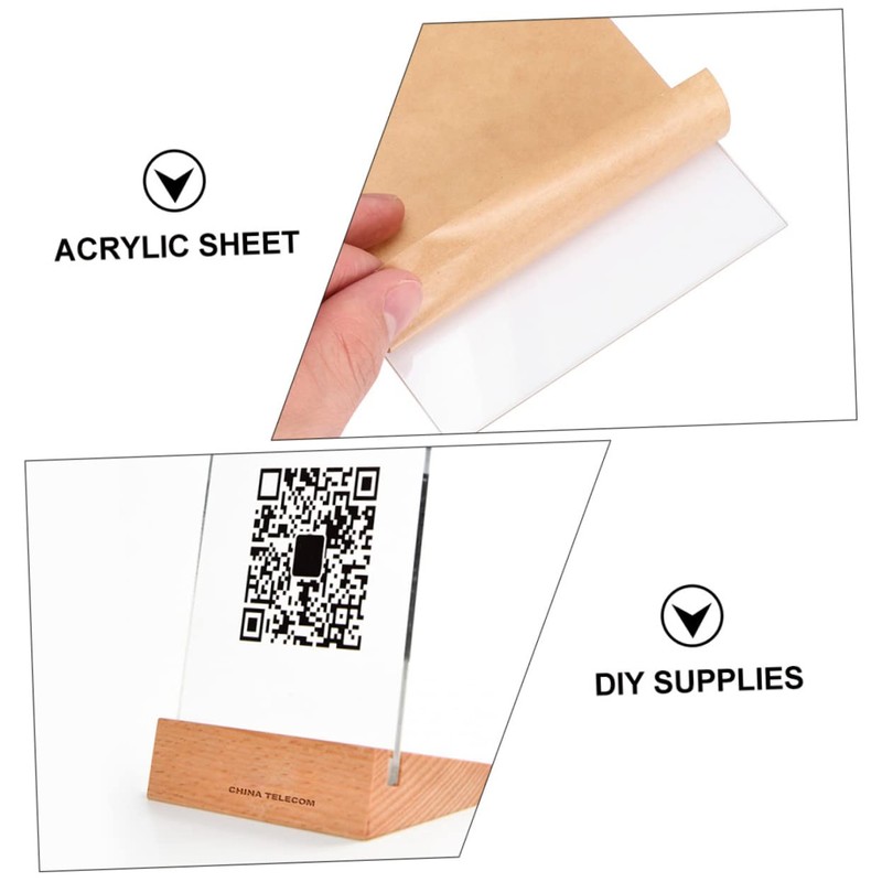 Ciieeo 10 Pcs Transparent Acrylic Multi Functional DIY Supplies for