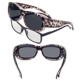 Face Shadow Women's Polarised Sunglasses Over Normal Glasses