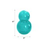 Outward Hound Double-Tuff Stuffable Dog Toy, Medium 4-Inch Green -