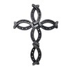 BestGiftEver Rustic Wall Cross with Horseshoe Western Design - Spiritual