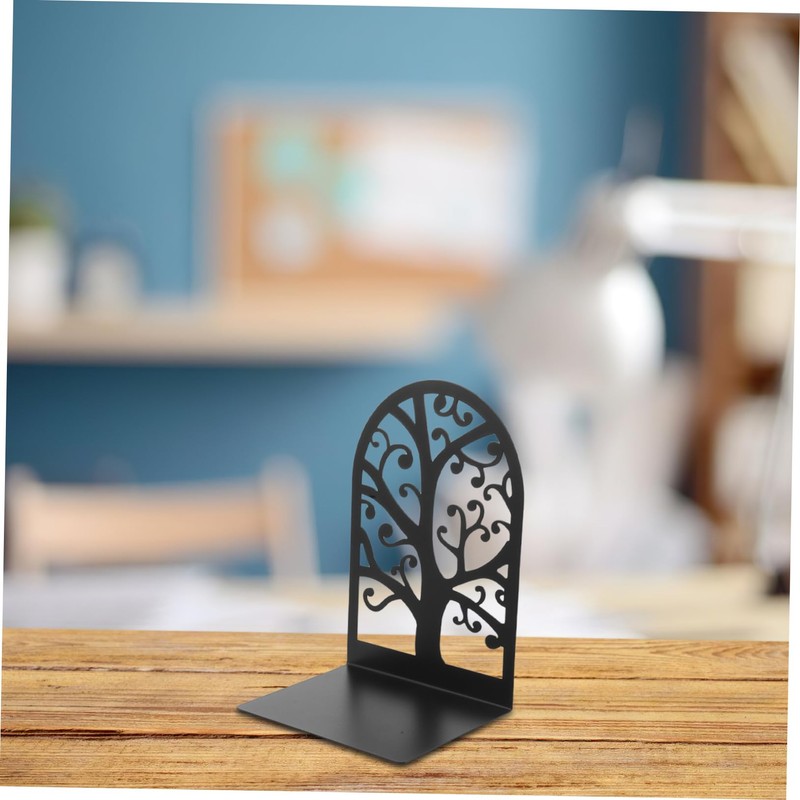 Gatuida 2pcs Tree Shadow Book Stoppers Decorative Desktop Organizer for