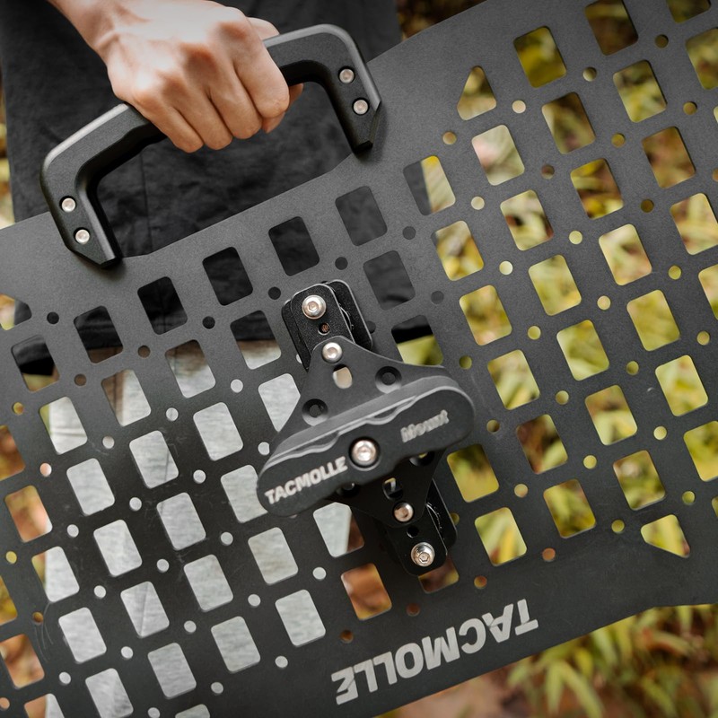 TACMOLLE 2-Pack Mounting Brackets Base for MOLLE Panel, MOLLE Accessories