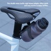 Bicycle Saddle Bottle Holder Adapter, Steel Water Bottle Holder for