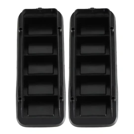2PCS Upgraded Back Panel Air Vent Relief Grille, Cabin Pressure Air Vent Relief Valve Panel Grille Compatible with Colorado Silverado 1500 2500 3500 Sierra 1500 2500 3500 Replace#: 13596856