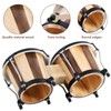 EASTROCK Bongo Drum 6” and 7” Bongos Set for Adults