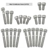 GOLKNHA 84 PCS 304 Stainless Bolt Screw Engine Polished Kit