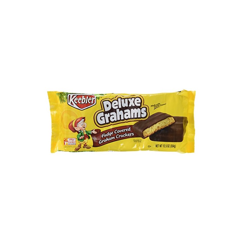 Keebler Deluxe Graham, 12.5-Ounces Packages (Pack of 6)