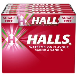 Halls Anguria, Caramello Senza Zucchero, Scatola di 20 Sticks da 32 g