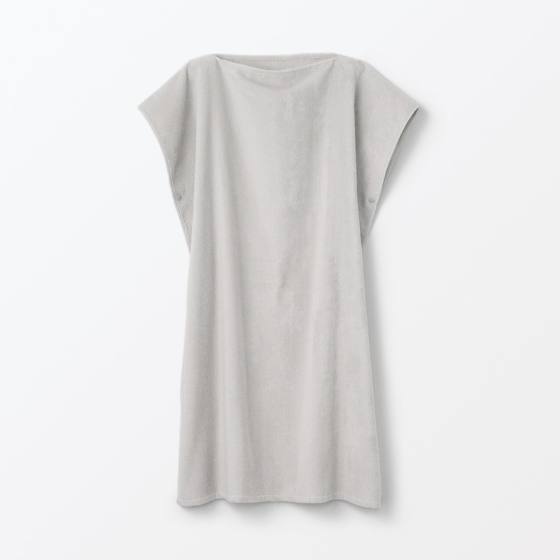MUJI 23113281 Bath Towel Poncho, 27.6 x 74.8 inches (70