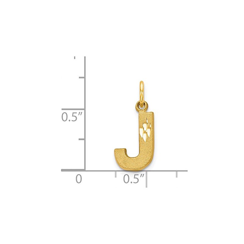 Jewels By Lux 14K Yellow Gold Initial J Charm