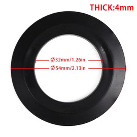 Lip Seal Sink Strainer Basket Seal Sealing Ring Drain Basket Seal for Kitchen Sink Plug Valve Drain Seal Valve Seal