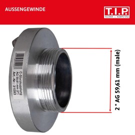 T.I.P. 31093 C-Storz Coupling, 2-Inch External Thread