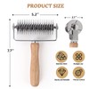 JuyVerq Pastry Lattice Roller Cutter, Stainless Steel Lattice Dough Cutter
