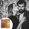 EQLEF Wooden Beard Comb, Natural Green Sandalwood Beard Comb, Non-Static