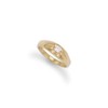 Jewelco London Kids Solid 9ct Yellow Gold White Round Brilliant