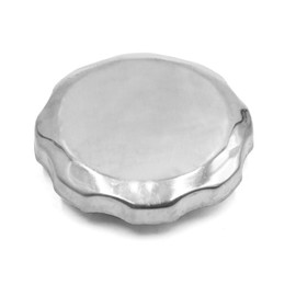 uxcell Universal Silver Tone Metal Motorcycle Scooter Fuel Tank Gas Cap Cover Protector