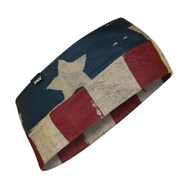 Zanheadgear Orange Cycle Parts SportFlex Series Headband Head Wrap by ZanHeadgear (Patriot American Flag)