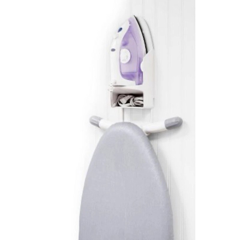 Woolite Wall Mount Iron and Ironing Board Organizer Durable Neat