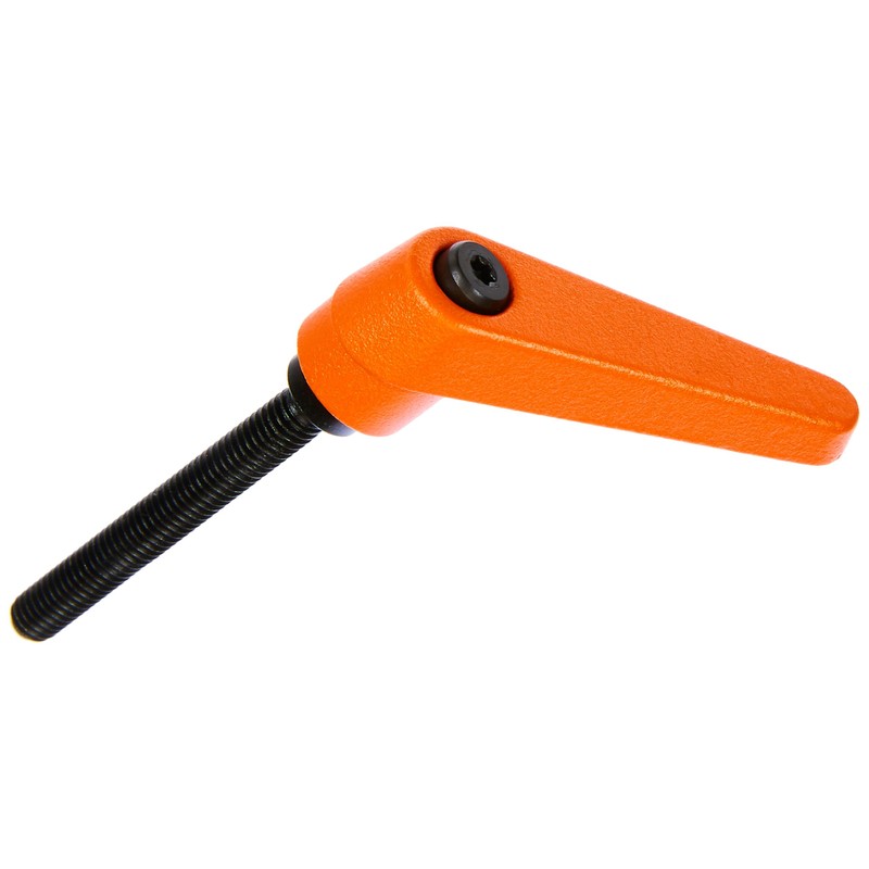 HALDER 24400.0191 Adjustable Clamping Lever Orange d1=14 mm / d2=M6