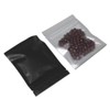 100 Pcs Matte Black (Inner Size 2.9x3.9 inch) Resealable Matte