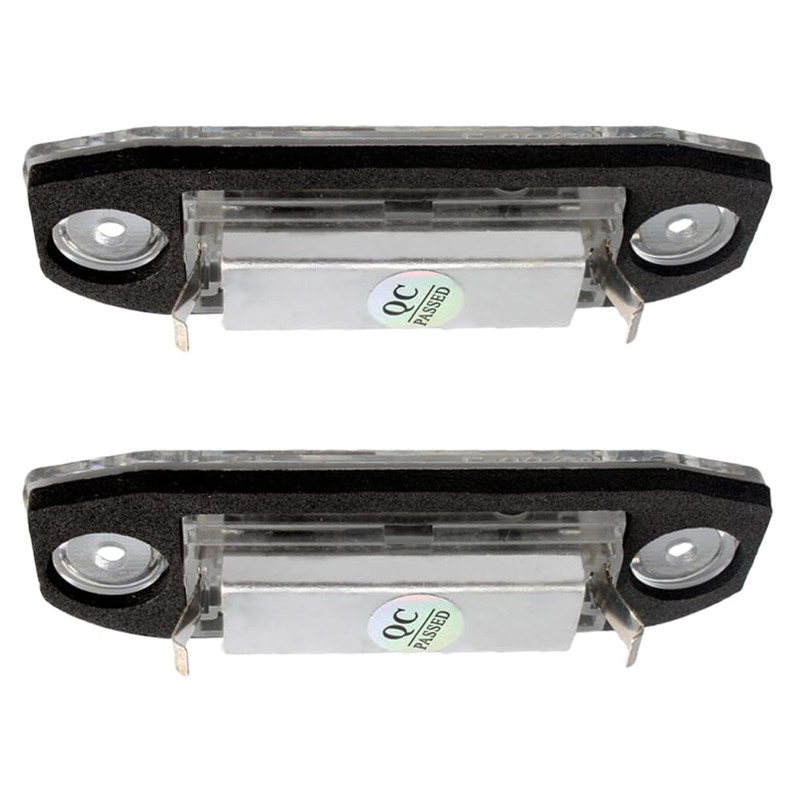 KACEPAR License Plate Lamp Tail Light Clear Lens, 18-LEDs License