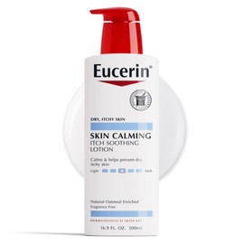Eucerin Eucerin Skin Calming Lotion - Full Body Lotion for Dry, Itchy Skin, Natural Oatmeal Enriched - 16.9 fl. oz Pump Bottle