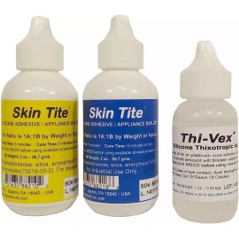 Smooth-On Skin Tite 4 Oz and Thivex 1 Oz Kit- FX Adhesive and Prosthetic Builder